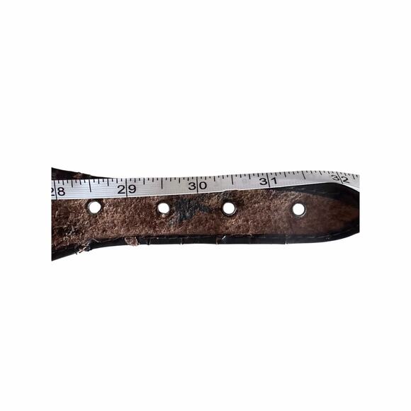 Vintage Argentina coin leather belt equestrian unique boho South latin America main image 6